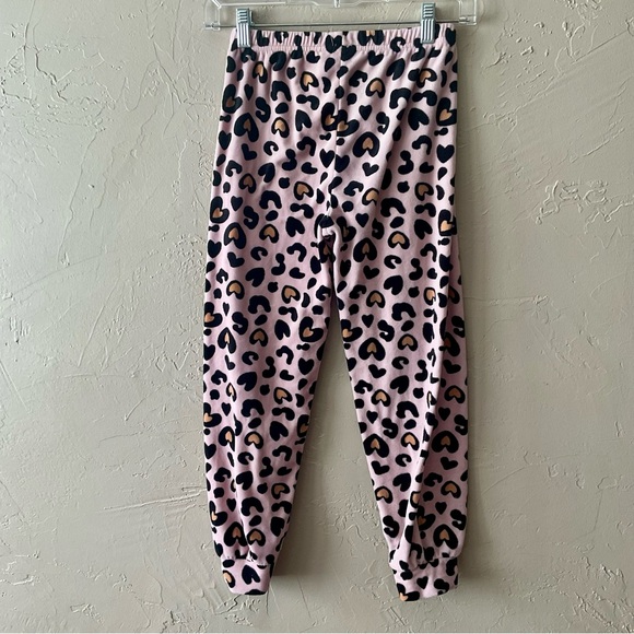 Be Magical Pink and Black Leopard Print Kids Pajama Set - Picture 7 of 9
